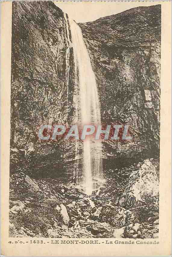 CPA Le Mont Dore La Grande Cascade 