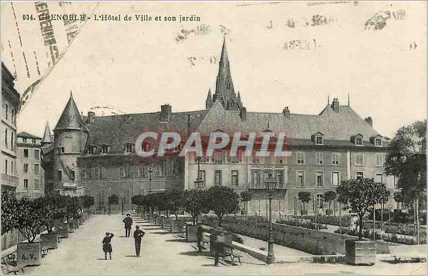 Grenoble - Das Rathaus und sein Garten — Verlag A.V., Nr. 034