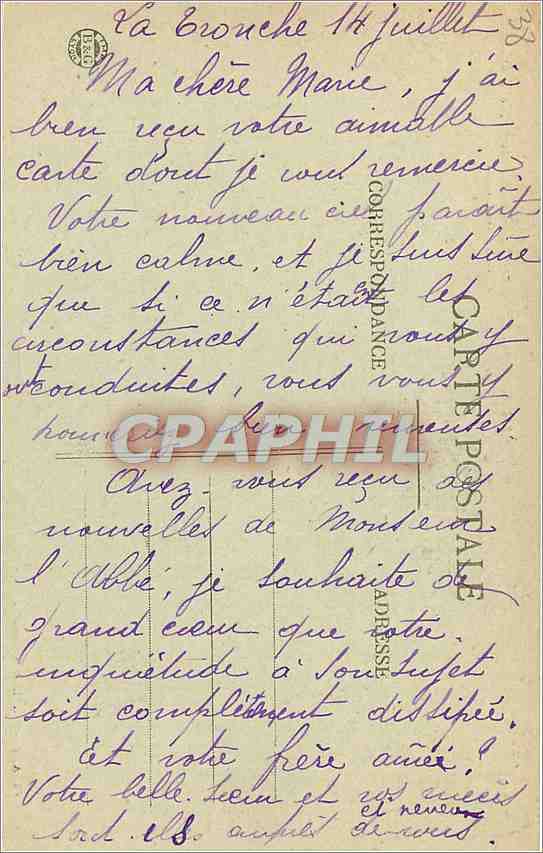 CPA Grenoble Le Quai des Allobroges la Tronche et le Saint Eynard  — Rückseite