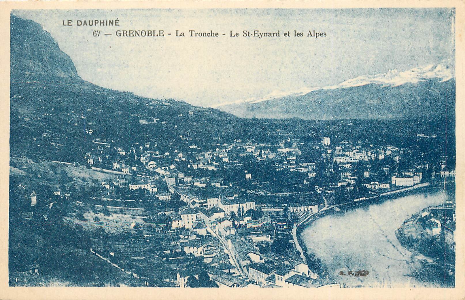 CPA Grenoble La Tronche Le St Eynard et les Alpes 