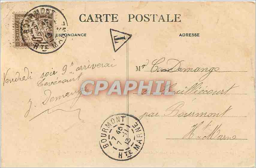 CPA Nancy Le Palais du Gouvernement et Grilles de Jean Lamour  — Rückseite