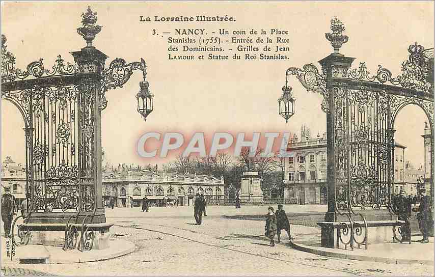 CPA Nancy Un coin de la Place Stanislas 