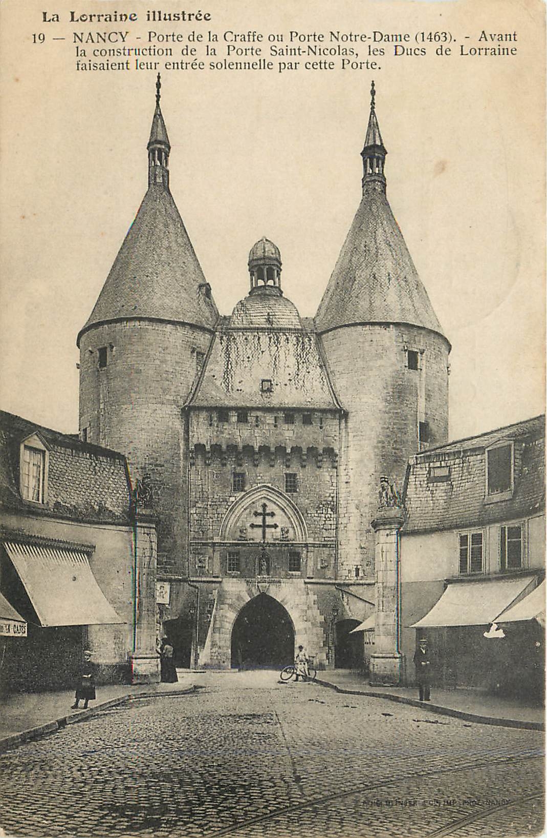 CPA Nancy Porte de la Craffe ou Porte Notre Dame 