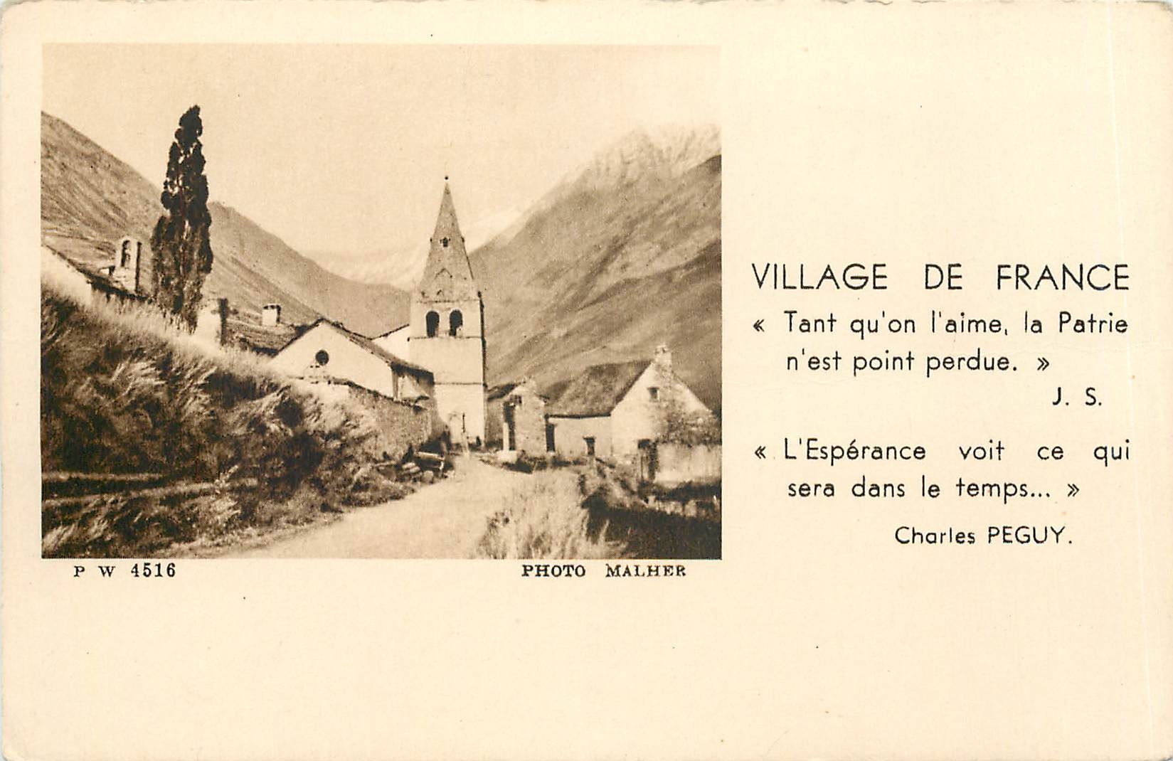 CPA Village de France 