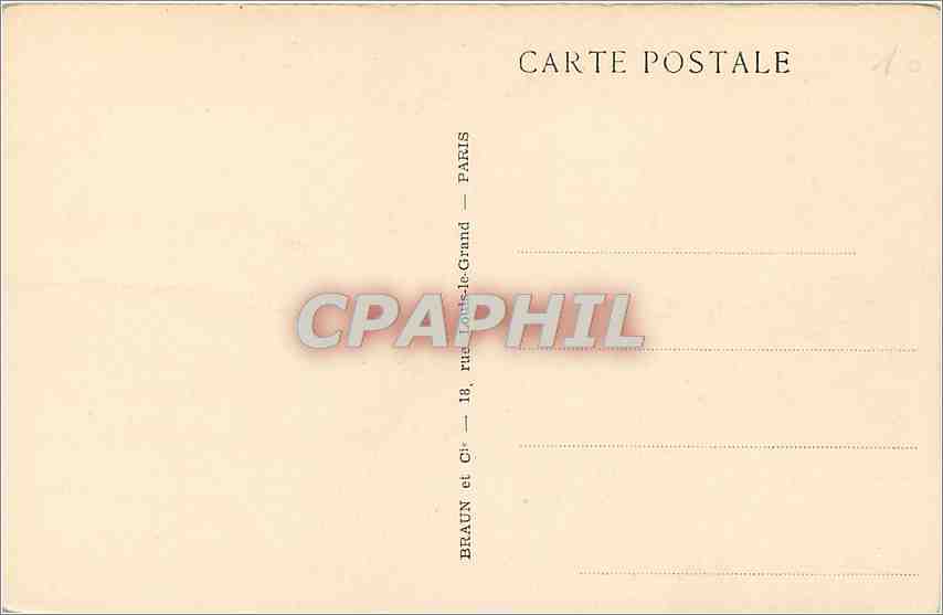 CPA Village de France  — Rückseite