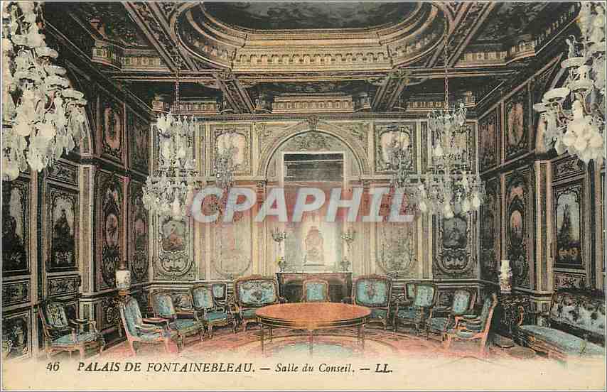 Palais de Fontainebleau — Salle du Conseil — LL. n°46
