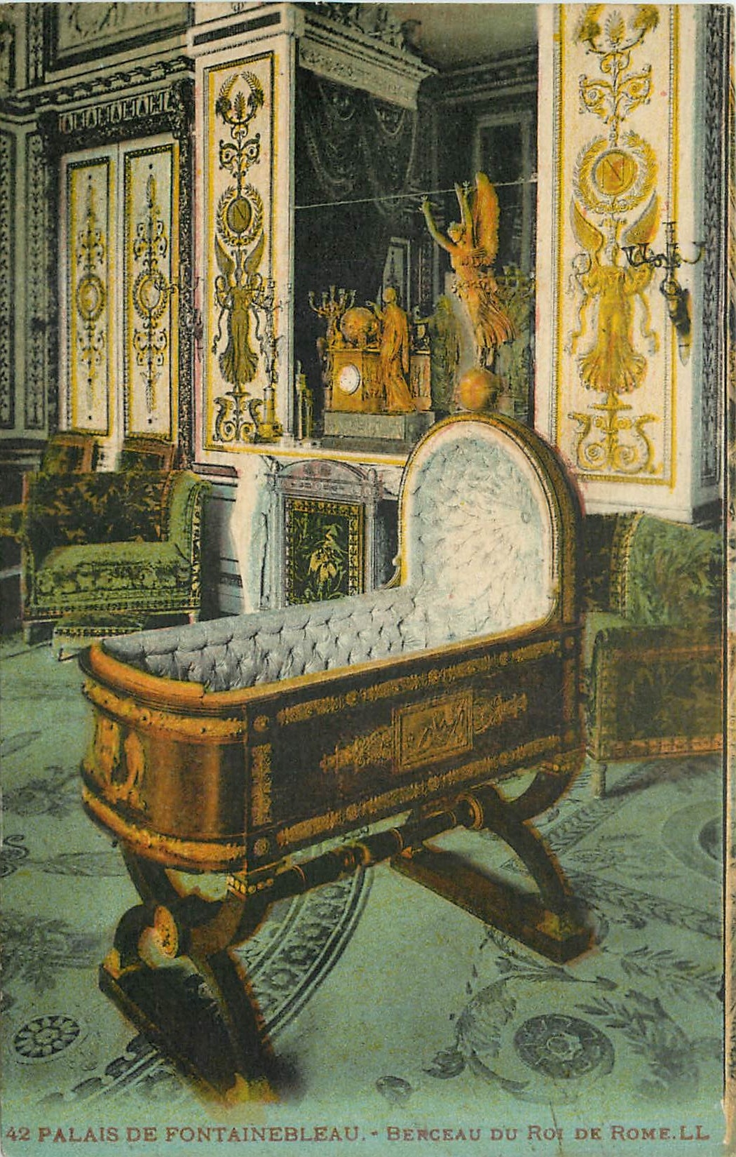 Palace van Fontainebleau — Wiegen van de Koning van Rome — Uitgever Lévy & Neurdein, n°42