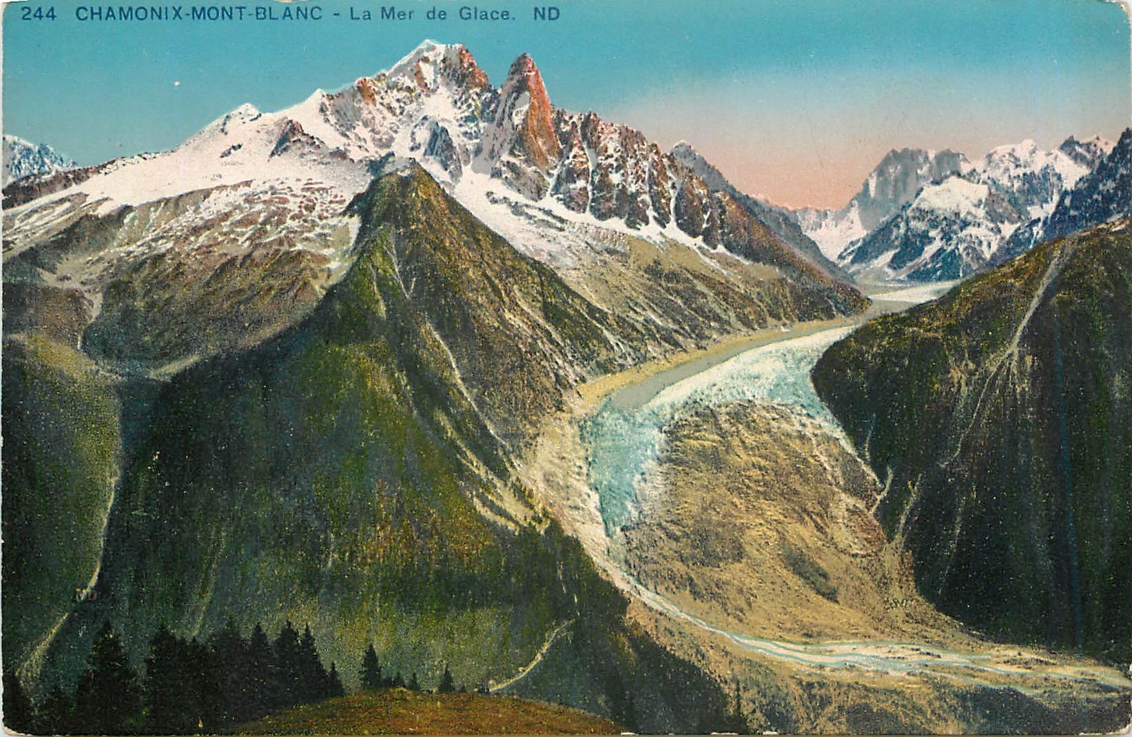 CPA Chamonix Mont Blanc La Mer de Glace 
