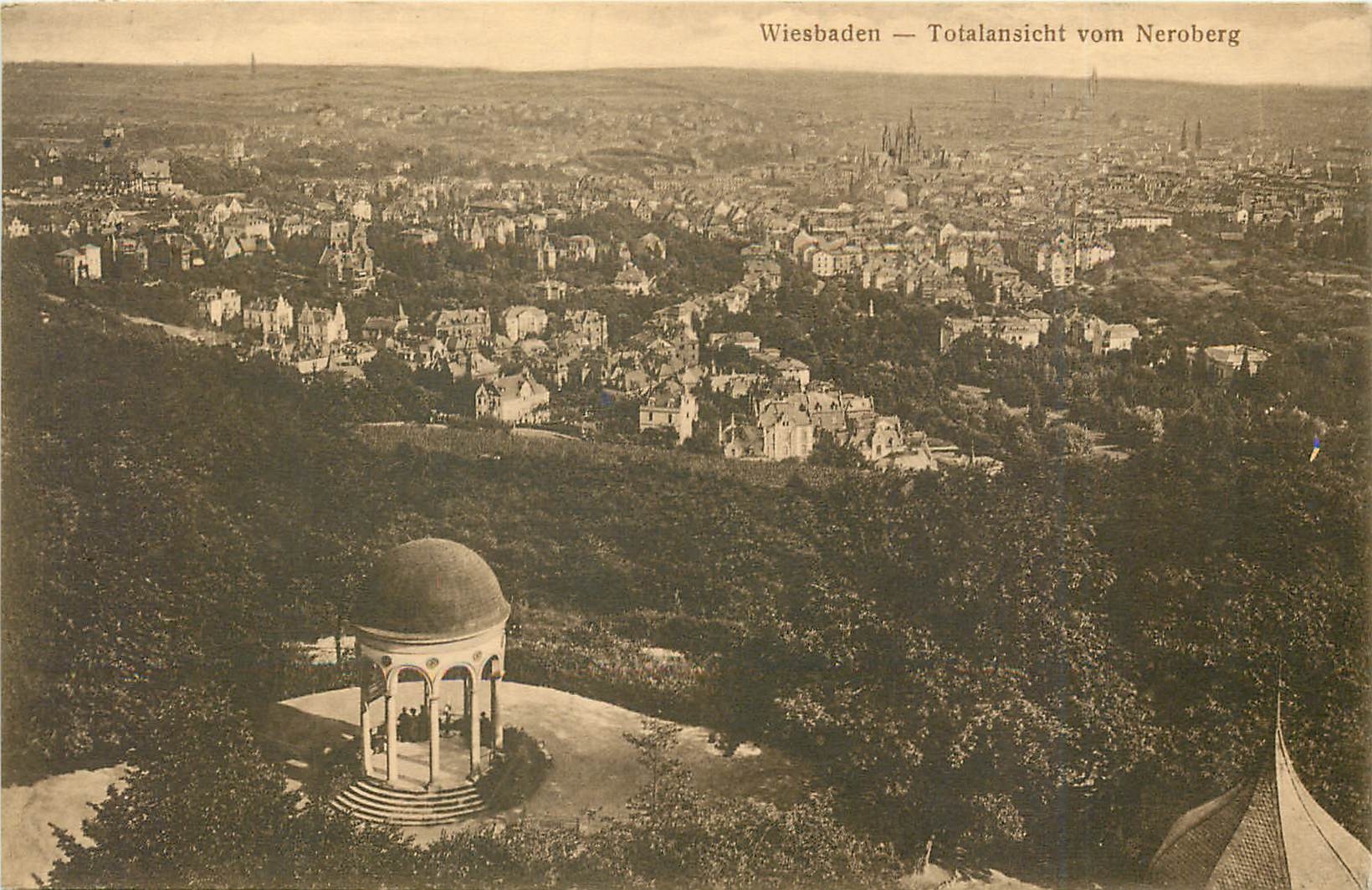 CPA Wiesbaden Totalansicht vom Neroberg 