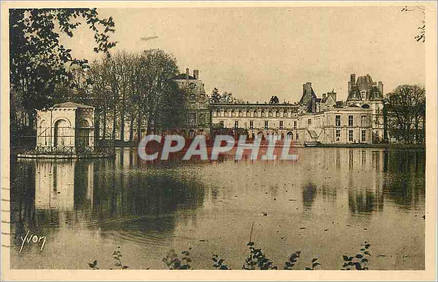 CPA Fontainebleau S et M Le Palais L'Etang aux Carpes 