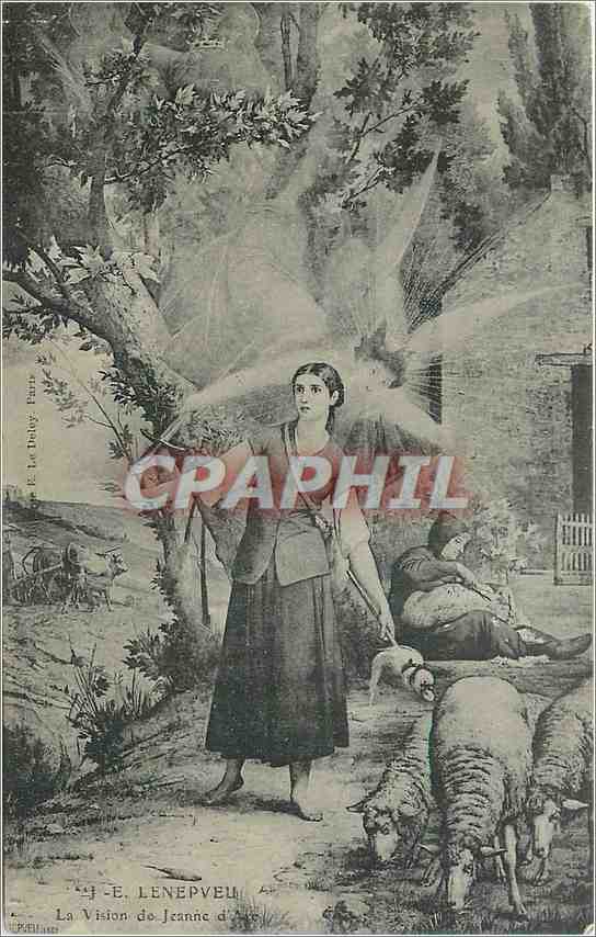 CPA Lenepveu La Vision de Jeanne d'Arc 