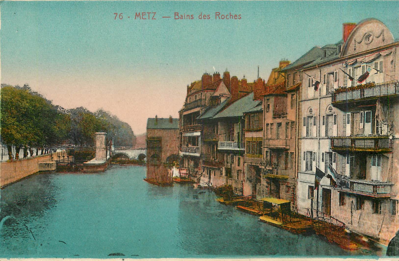 CPA Metz Bains des Roches 