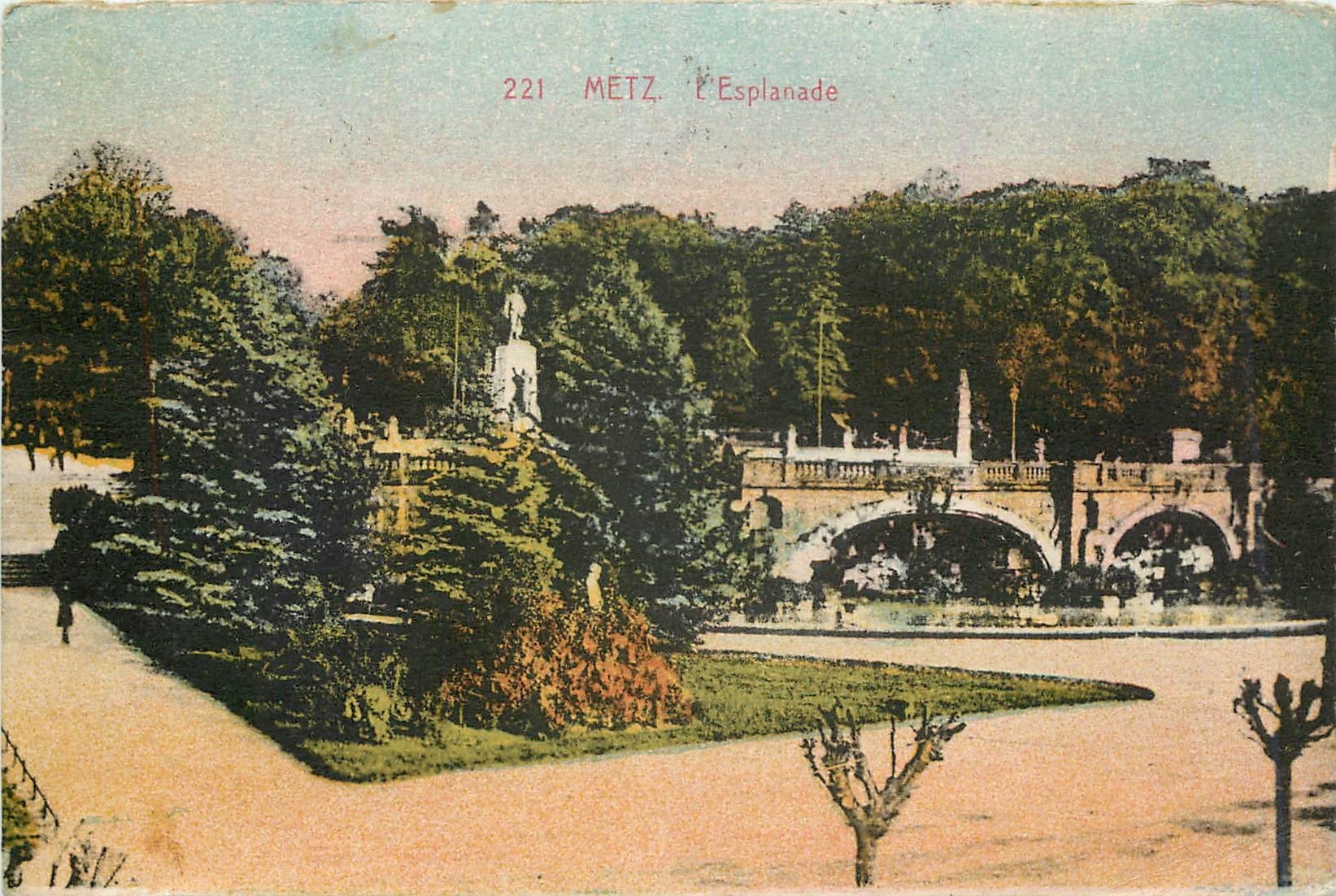 CPA Metz l'Esplanade 