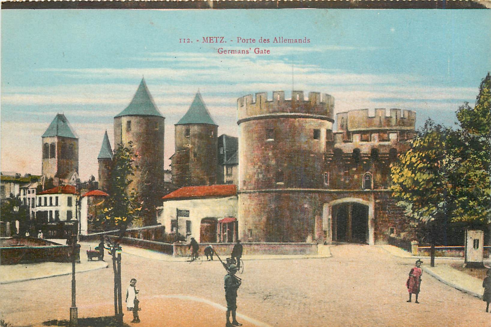 CPA Metz Porte des Allemands 