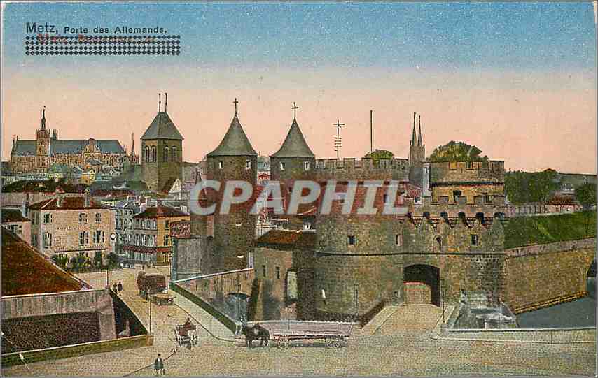 CPA Metz Porte des Allemands 