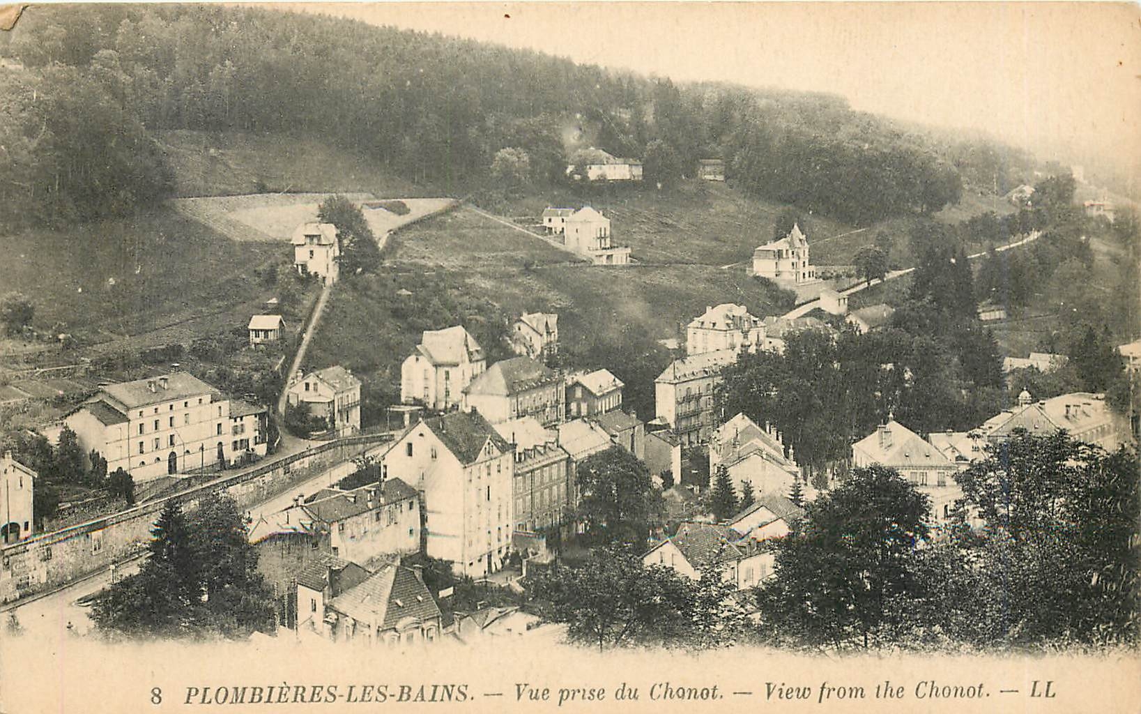 CPA Plombieres les Bains Vue prise du Chonot 