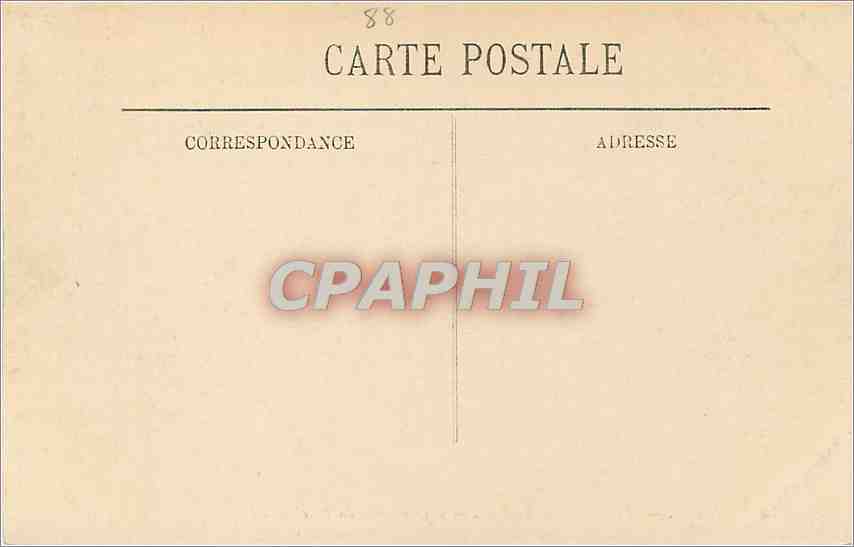 CPA Vittel L'Etablissement Thermal Les Parterres du Parc  — Rückseite