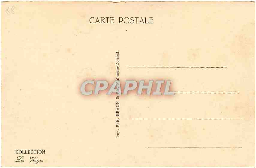 CPA Contrexeville Le Monument aux Morts et L'Esplanade  — Rückseite
