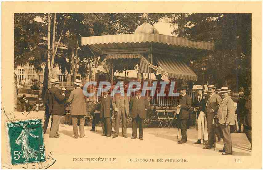 CPA Contrexeville Le Kiosque de Musique 