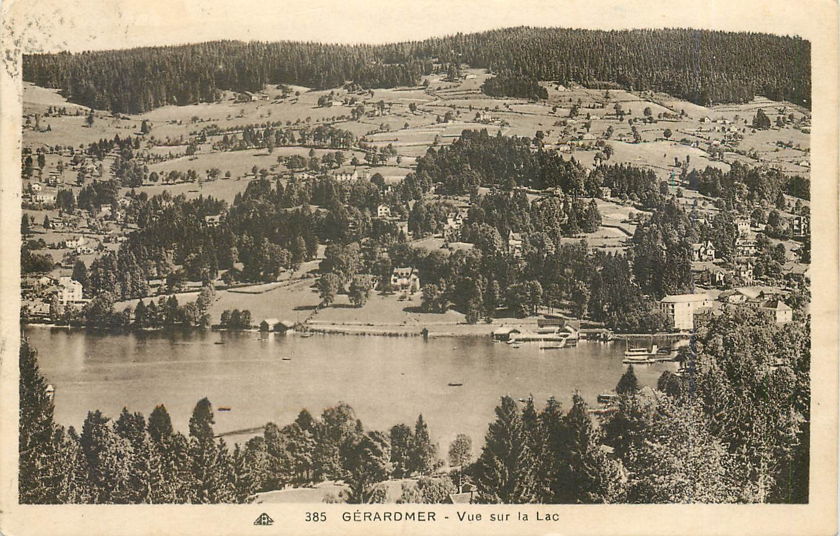 CPA Gerardmer Vue sur la Lac 