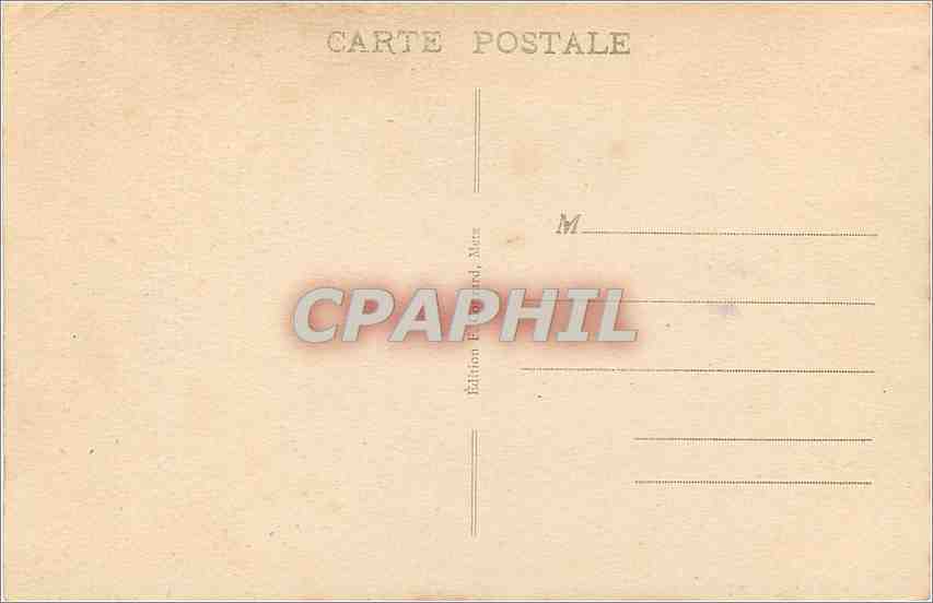 CPA Metz Portail de la Gare  — Rückseite