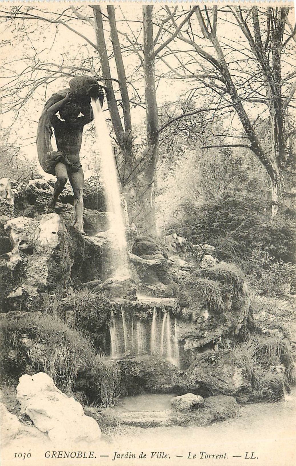 Grenoble — Jardin de Ville — Le Torrent — LL. — n° 1030