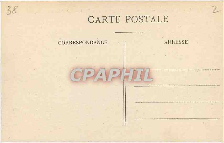 CPA Grenoble Le Pont de l'Hopital et la Chaine des Alpes  — Rückseite