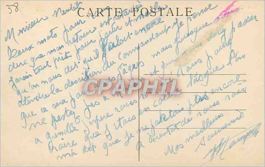 Grenoble et le Massif de la Chartreuse — Vue prise au-dessus de Seyssins — E.R. — Verso