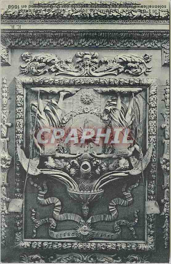 Fresque solennelle - Salles des Justices - Grenoble - Exécutée par L. Gauthier en 1668