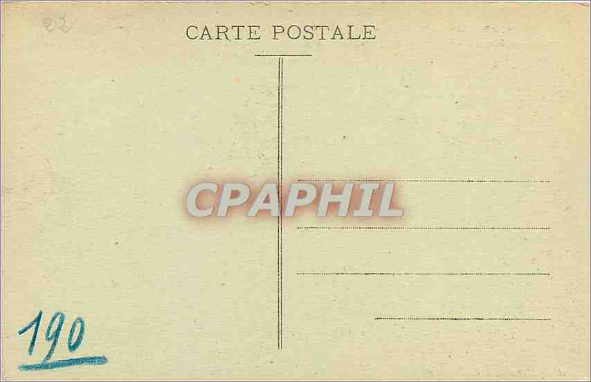 CPA Ploumanach Le Gnome qui sur son rocher  — Rückseite