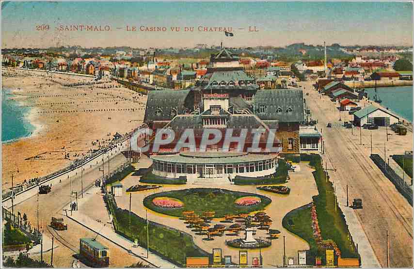 Saint-Malo — Het Casino gezien vanaf het Kasteel — LL