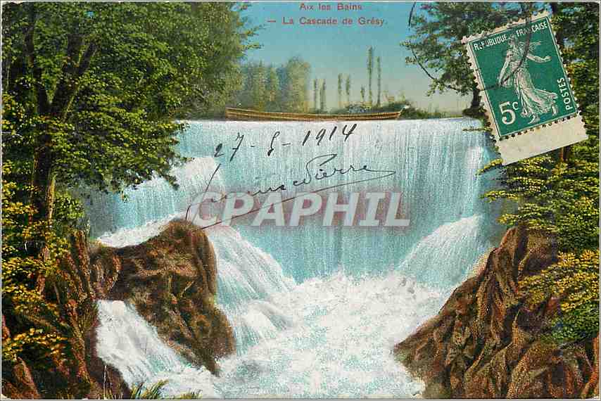 CPA Aix les Bains La Cascade de Gresy 