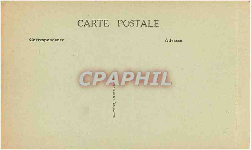 CPA Laval L'Hotel de Ville  — Rückseite
