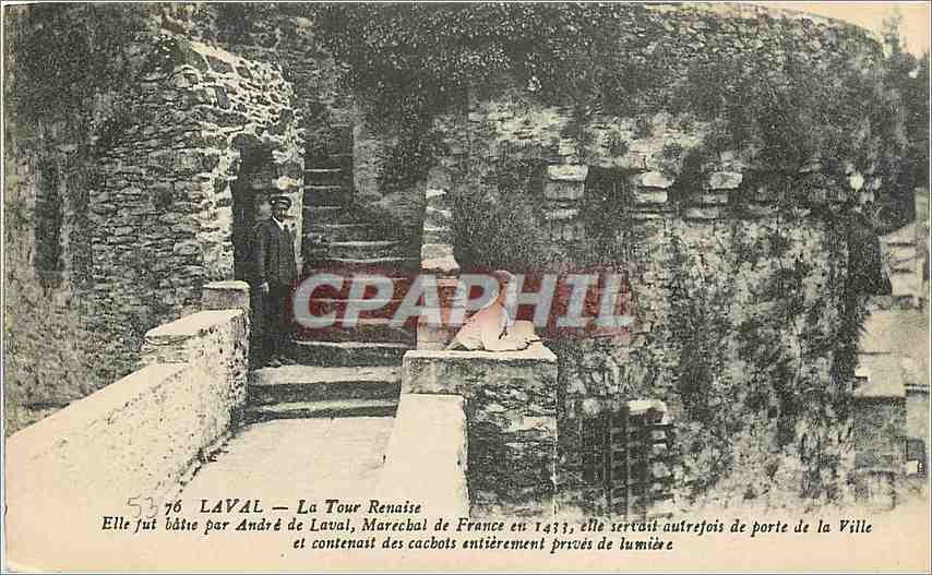 CPA Laval La Tour Renaise 