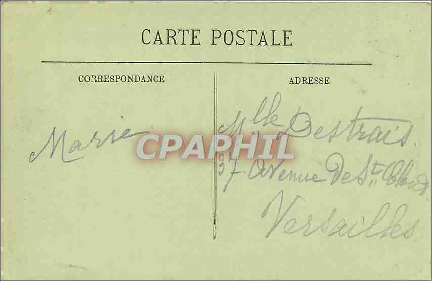Die Kirche der Cordeliers — La Vallée — LL. — Rückseite