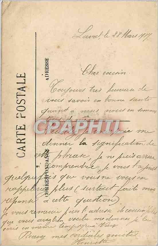 CPA Laval L'Eglise Notre Dame d'Avenieres L'Abside  — Rückseite