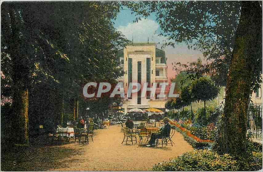 CPA Bains les Bains Terrasse jardin du Grand Hotel 