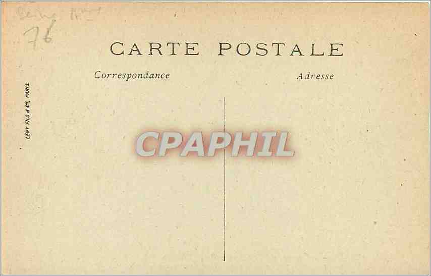 CPA Dieppe Les Jardins du Casino et le Vieux Chateau  — Rückseite