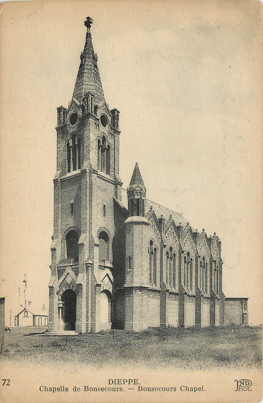 CPA Dieppe Chapelle de Bonsecours 