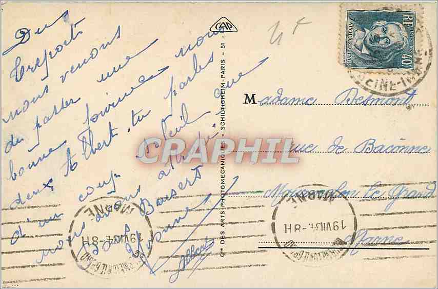 CPA Le Treport Quai Francois 1er et le Port Bateaux — Rückseite