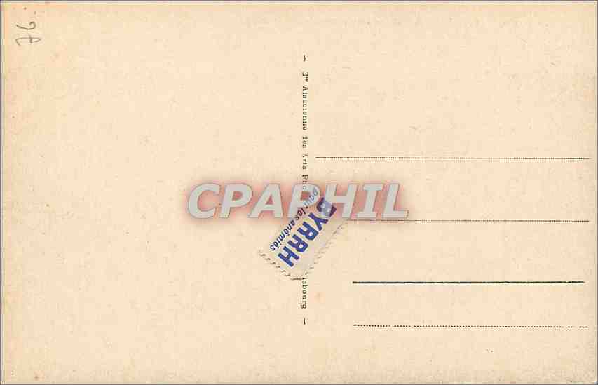 CPA Le Treport Vue generale de la Plage  — Rückseite