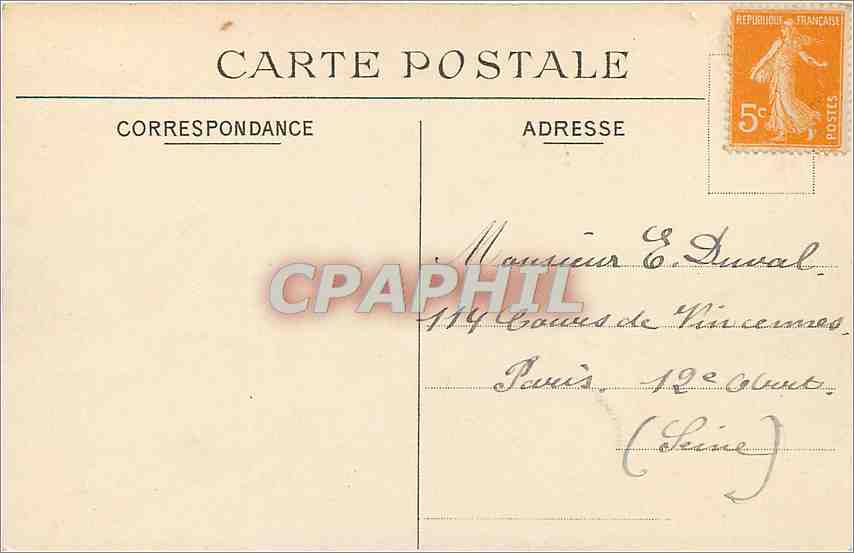 CPA Le Treport Le Quai et le Port Bateaux — Rückseite