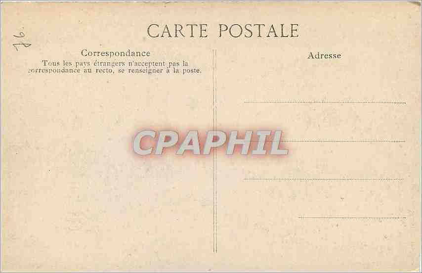 CPA Le Treport Pont de la Retenue  — Rückseite