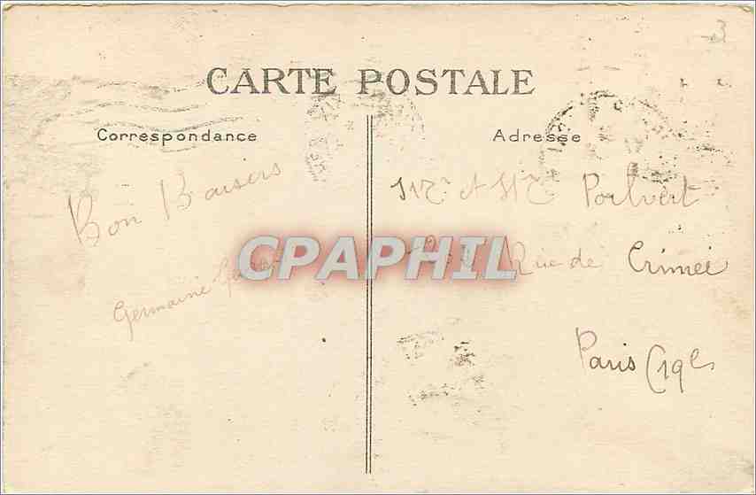 CPA Le Havre La Heve la Falaise et la Mer vues du Casino  — Rückseite