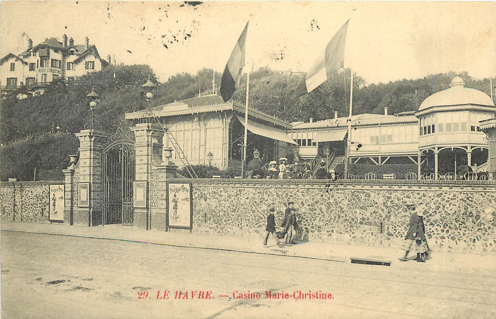 CPA Le Havre Casino Marie Christine 