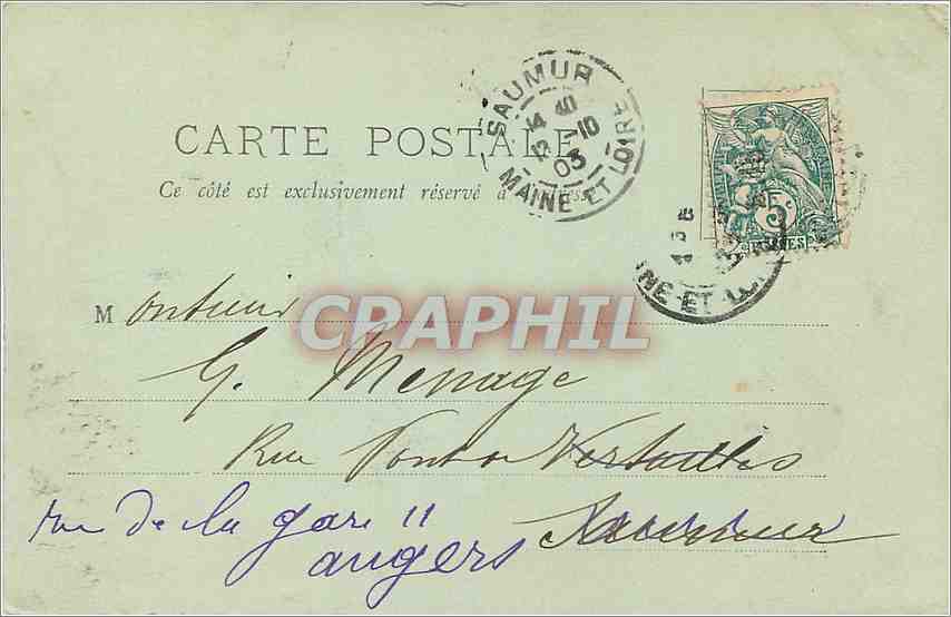 CPA Le Havre Le Boulevard Maritime et la Heve  — Rückseite
