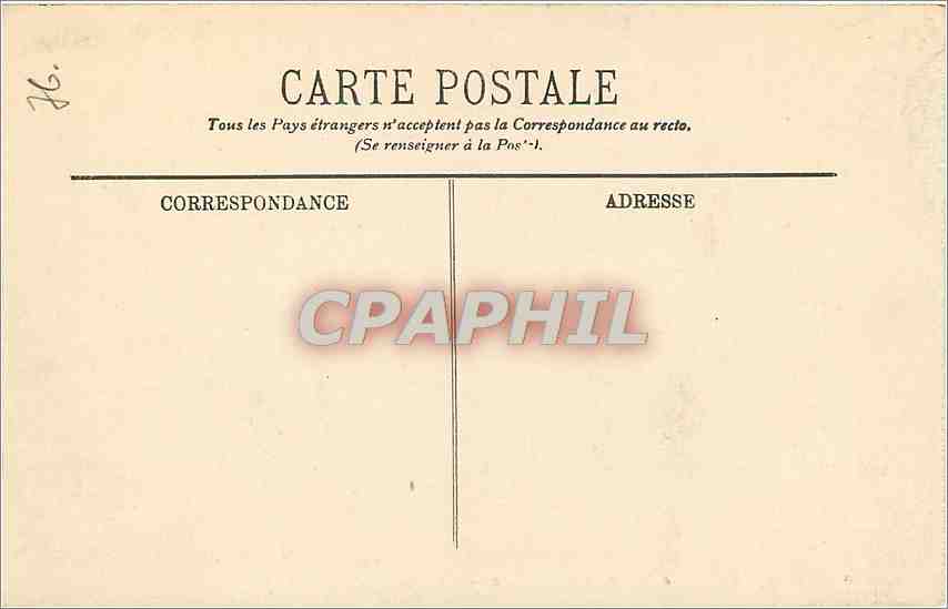 CPA Le Havre Le Boulevard Felix Faure  — Rückseite