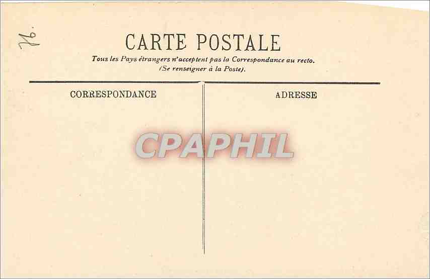 CPA Le Havre Sainte Adresse Les Phares de la Heve  — Rückseite