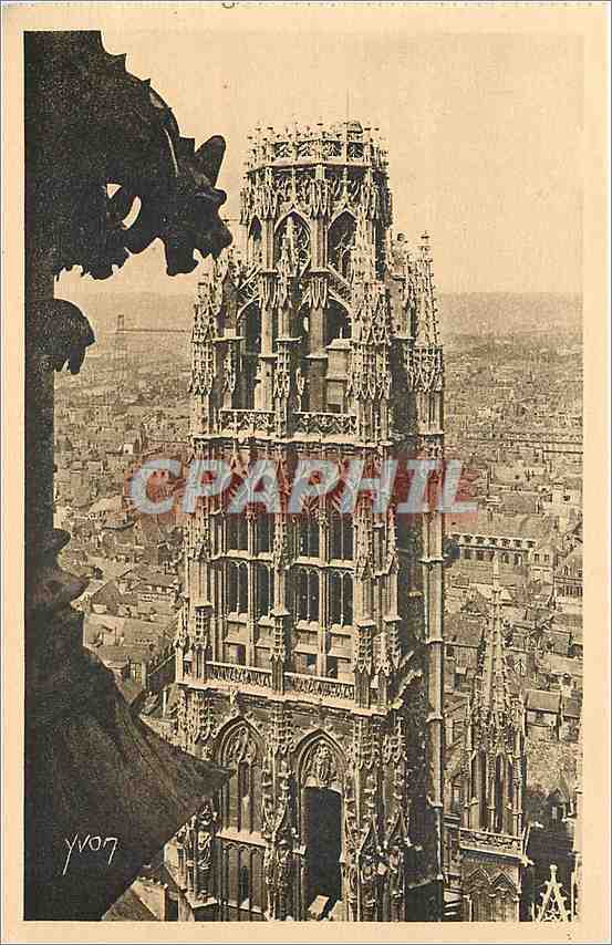 CPA Rouen La Tour du Beurre 