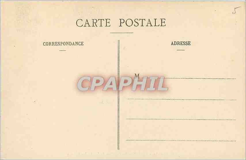 CPA Rouen Le Papillon du Jardin des Plantes  — Verso